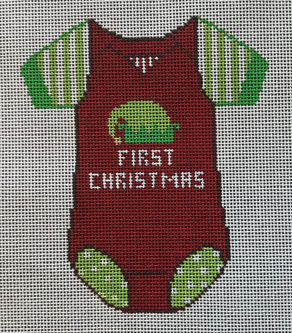 Baby Onesie - Red,First Xmas