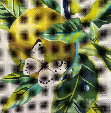 Lemons with Butterfly