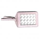Leather Luggage Tag Light Pink