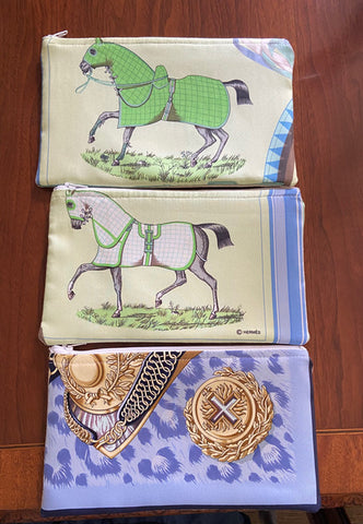 Vintage Hermes Zippered Pouch