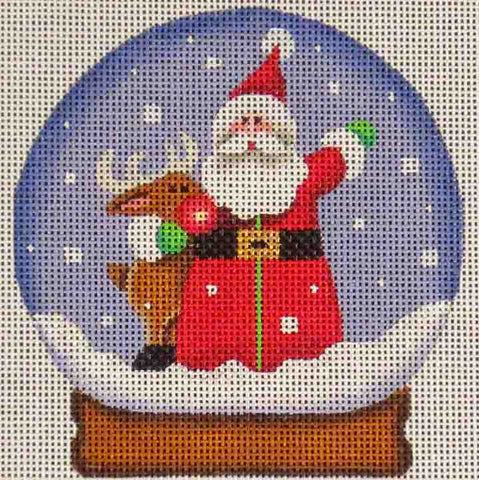 Santa & Rudolph Globe