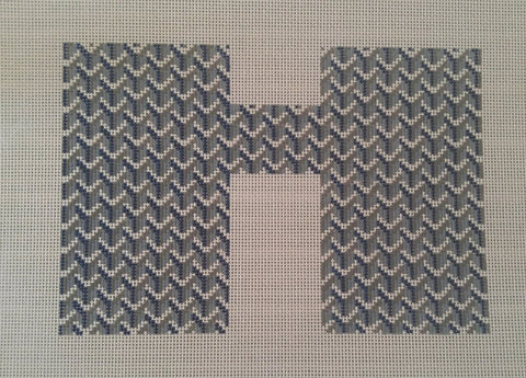 Y Pattern Clutch Front Blue