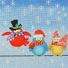Christmas Bird on a Wire