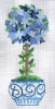 Blue Hydrangea Topiary