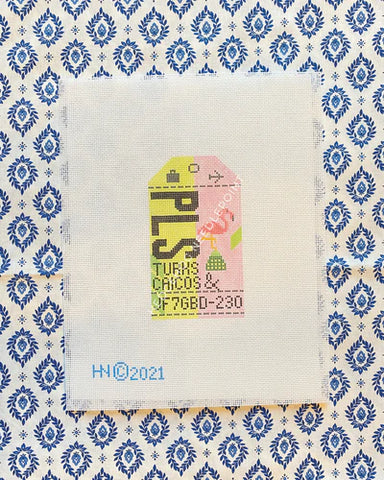 Turks and Caicos Travel Tag