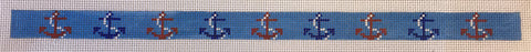 Red, White & Blue Anchors on Cobalt Blue Sunglass Strap
