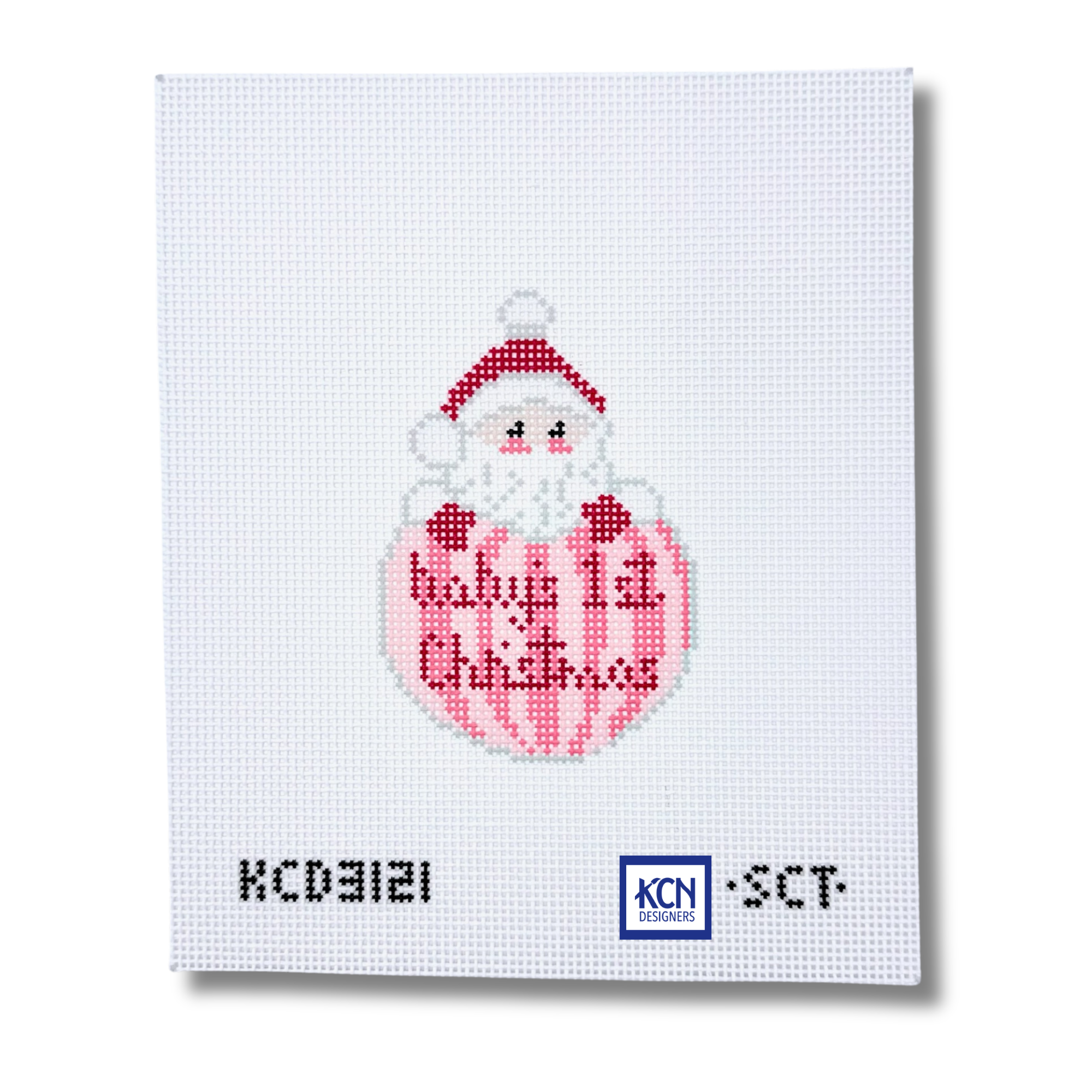 Baby's First Christmas Santa Pink