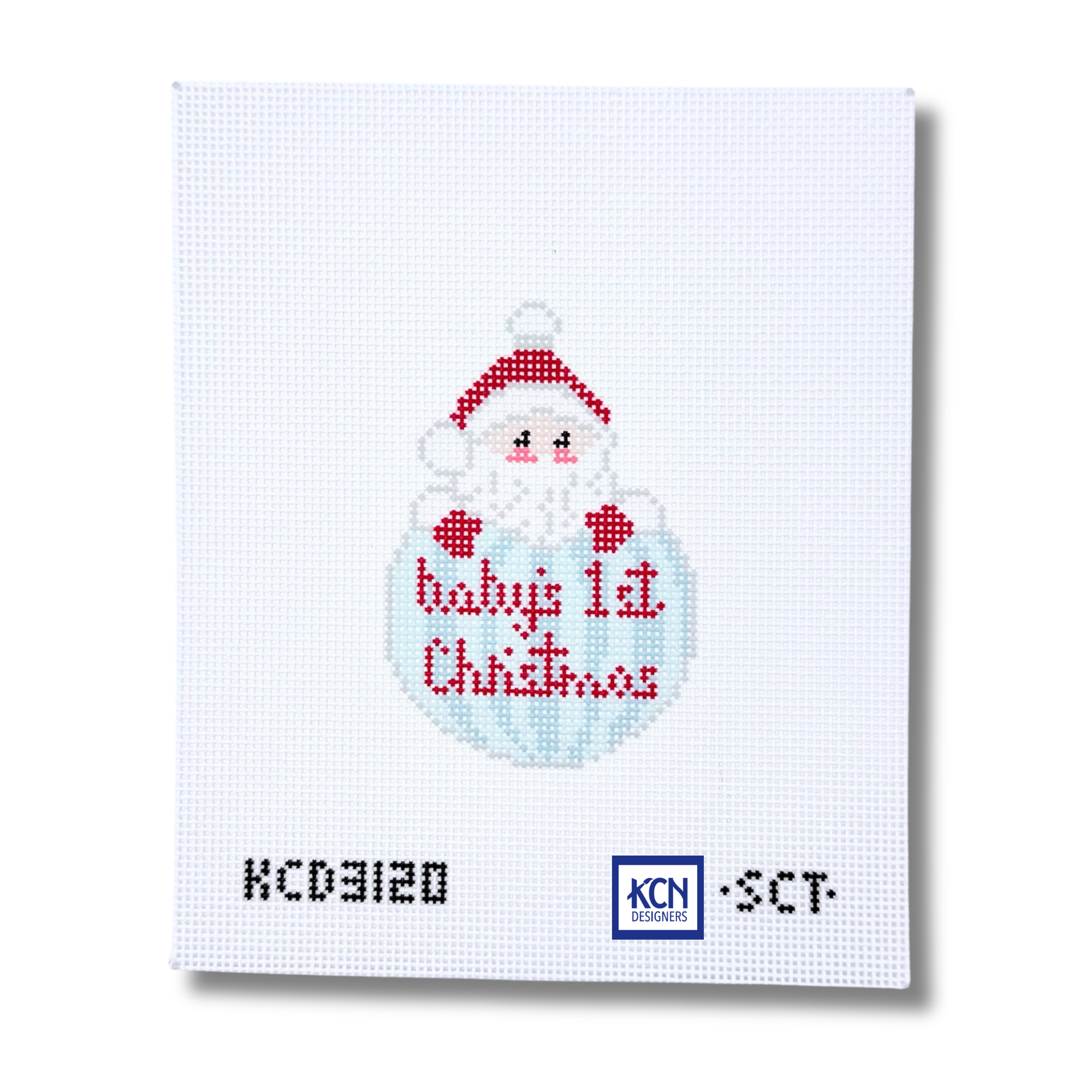 Baby's First Christmas Santa Blue