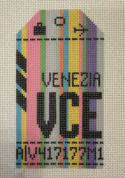 Venice Retro Travel Tag