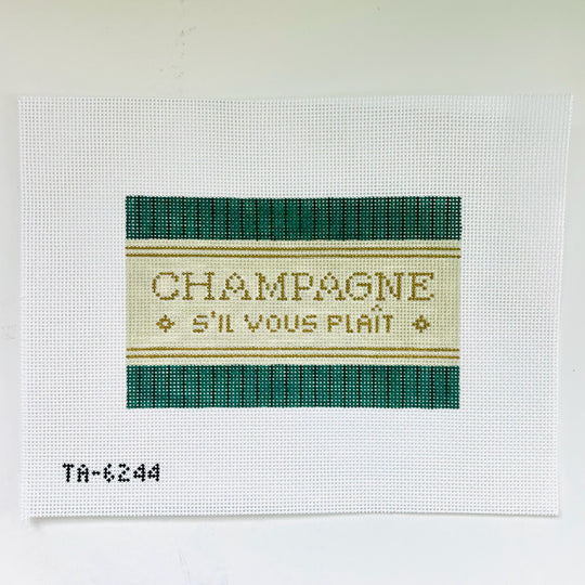 Champagne S'Il Vous Plait Acrylic Purse insert
