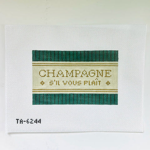 Champagne S'Il Vous Plait Acrylic Purse insert