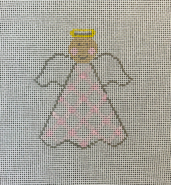 Pink Gingham Angel