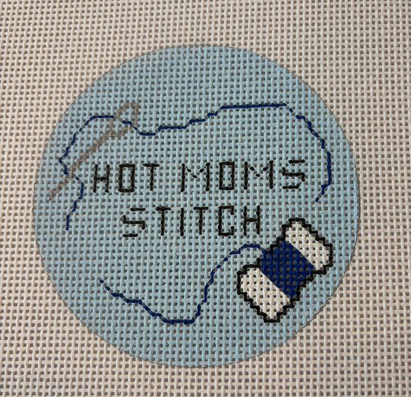 Hot Moms Stitch Blue