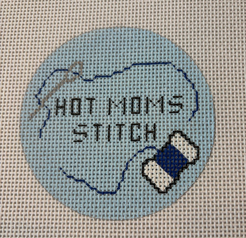 Hot Moms Stitch Blue