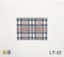Grey & Blue Plaid, 3x2