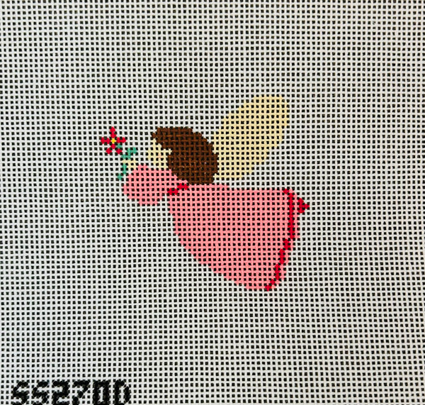 Angel Pink with Flower