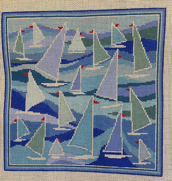 Sailboats Pillow