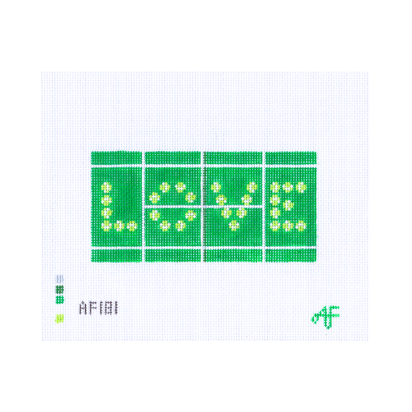 Love — Green — Anne Fisher Needlepoint
