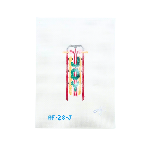 Joy Sled — Anne Fisher Needlepoint