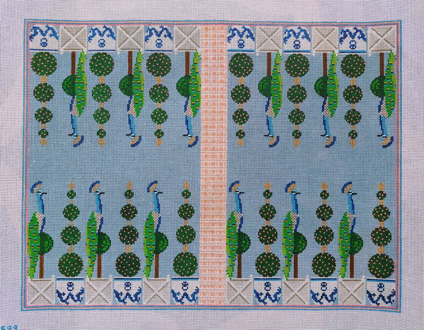 Peacock backgammon Board