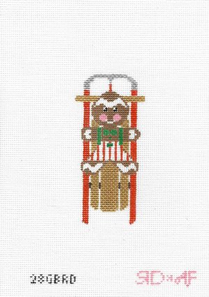 RD Gingerbread Boy Sled