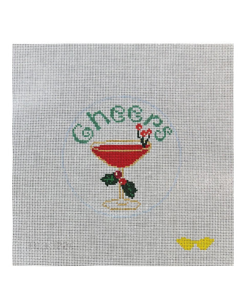 Mod Cheers Coupe needlepoint canvas