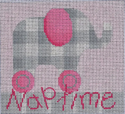 Naptime Elephant Baby Sign Pink