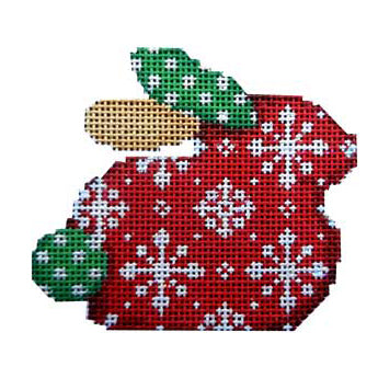 Snowflakes on Red Buny