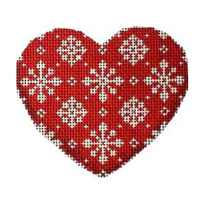 Snowflakes/Red Heart