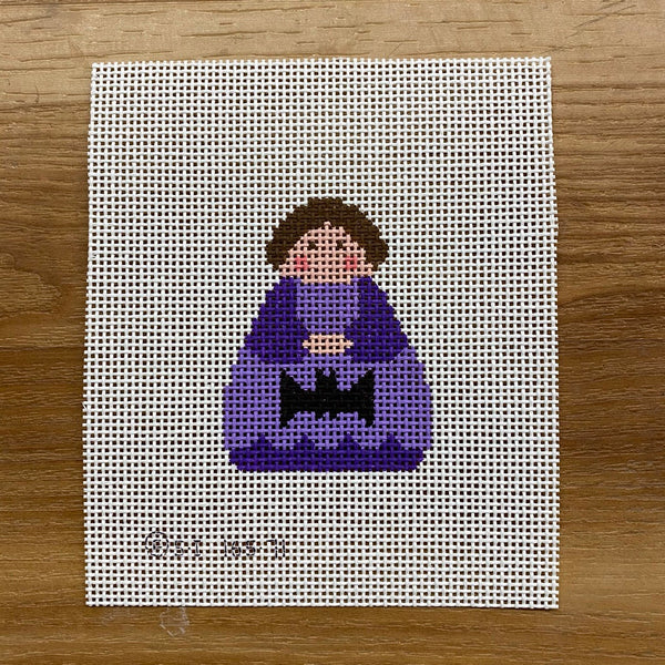 Purple Angel with Bat