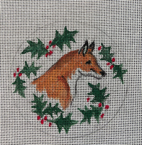 Fox Facing Right with Holly