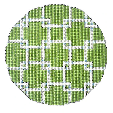 Square Lattice Round/Lime