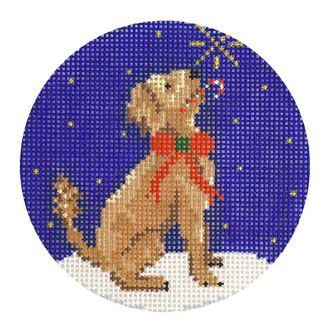 Midnight Golden Doodle Round