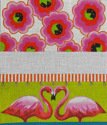 Flamingos and  Flowers EGC