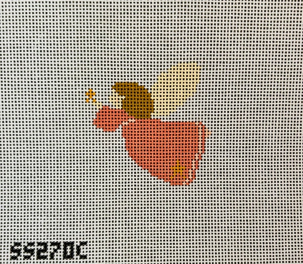 Angel Peach with Star