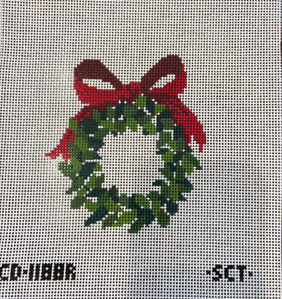 Monogramable Wreath-Red