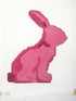 Moss Spring Bunny Pink Facing Right