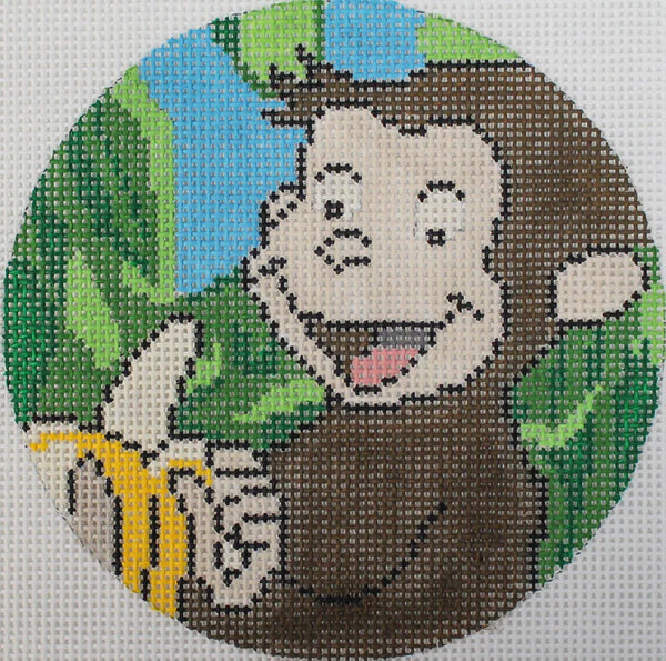 George Po Example Curious George – Po's Needlepoint