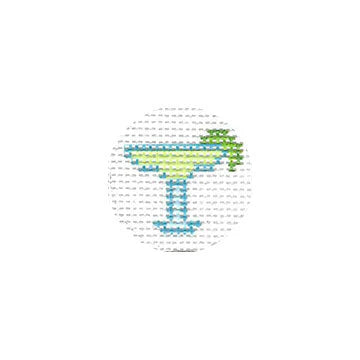 Margarita Key Fob Insert