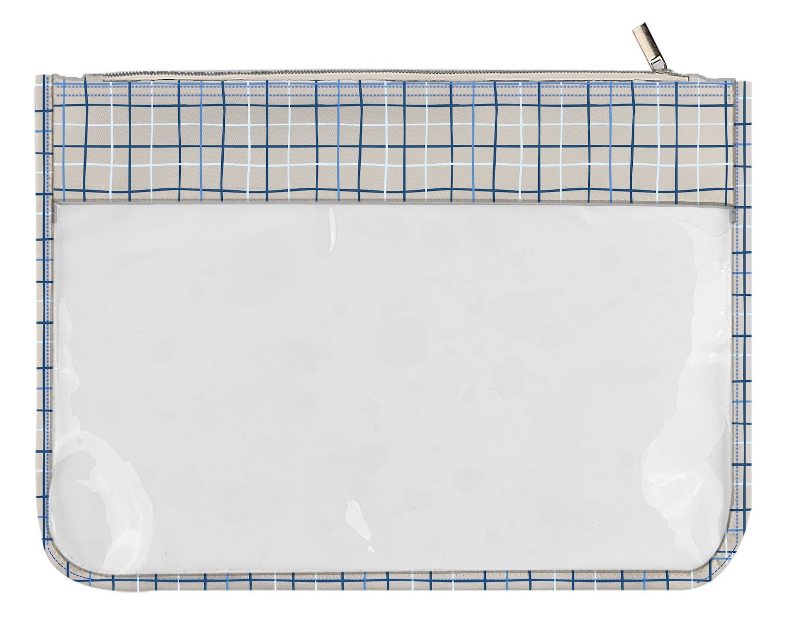Geometric Mesh Pattern Medium PVC Project Bag