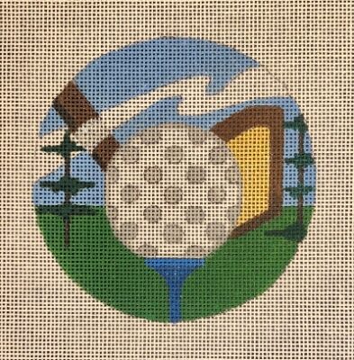 Golf Club &Tee Ornament