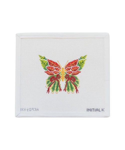 Pointsettia Butterfly Ornament