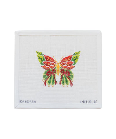 Pointsettia Butterfly Ornament