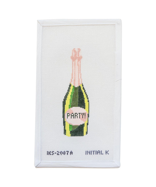 Party Champagne Ornament — Initial K Studio