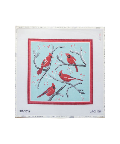 Large Winter Cardinals — Initial K Studio