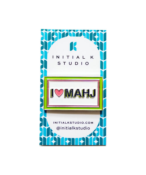 I Heart Mahj Needle Minder — Initial K Studio