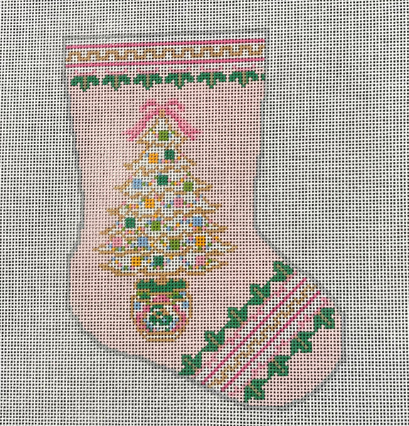 Rose Medallion Tree Ornament Bauble Stocking