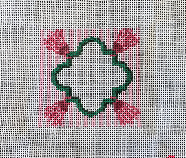 Pink 3" Tassel Square