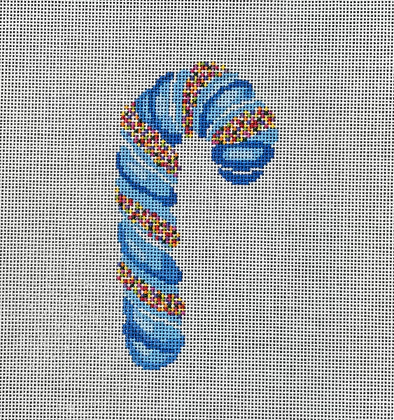 Candy Cane-Blue