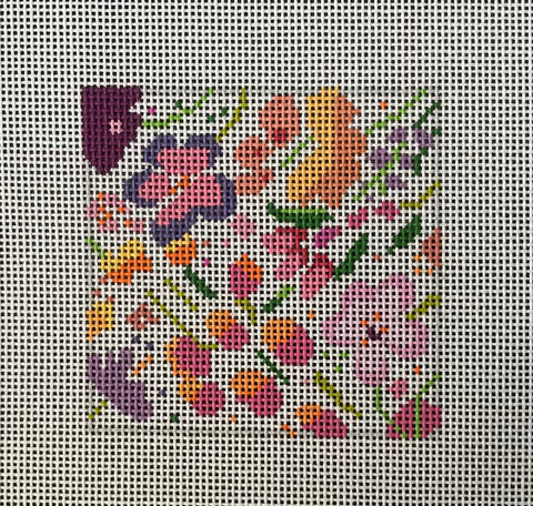Peppy Floral 4” Square Insert